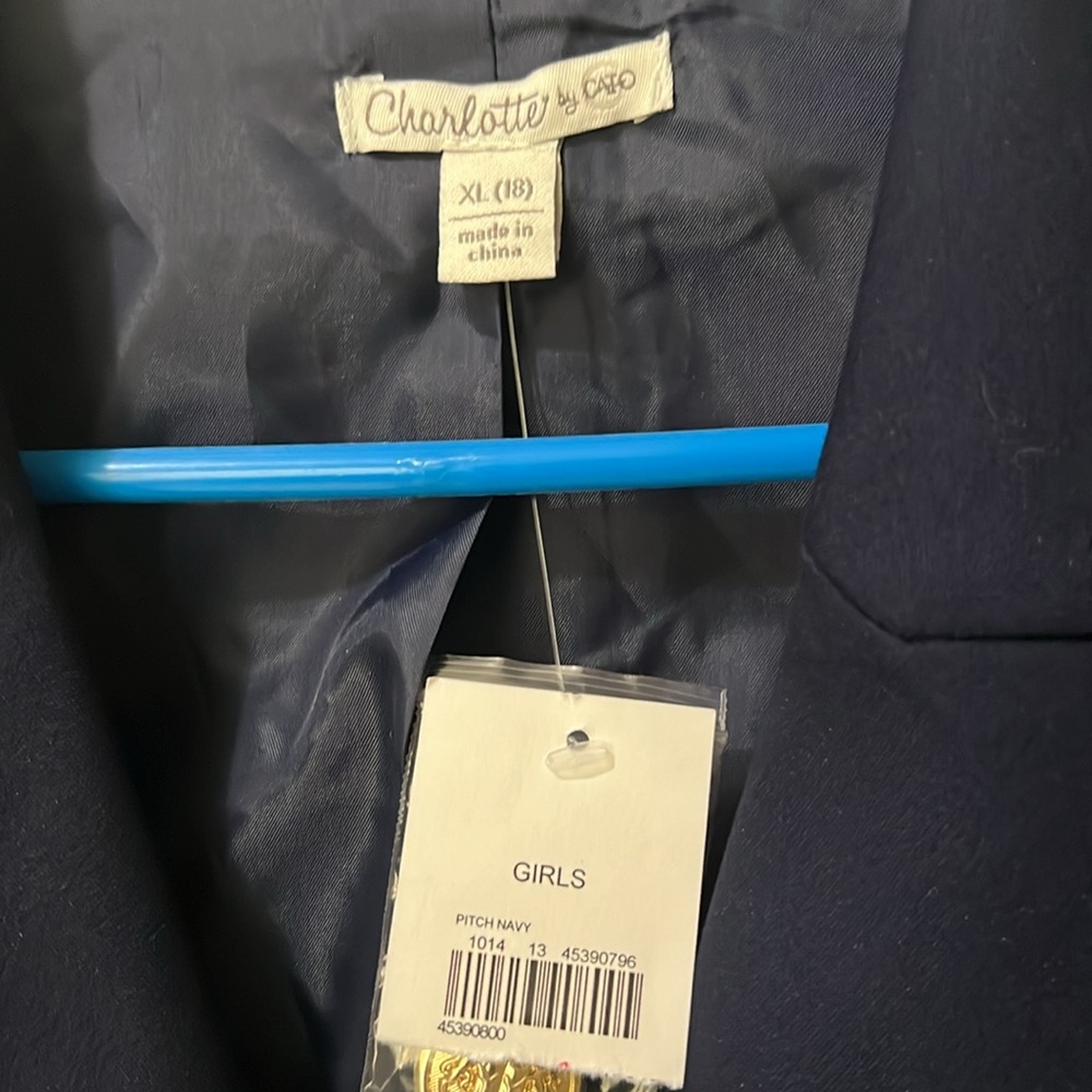Women's size XL (18) Blue Dress Jacket - Picture 5 of 13